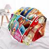 1 Stück Automatischer Faltregenschirm - Anime One Piece Muster Tragbares faltbares Design Mit 8 Rippen Weihnachts-Geburtstagsgeschenke