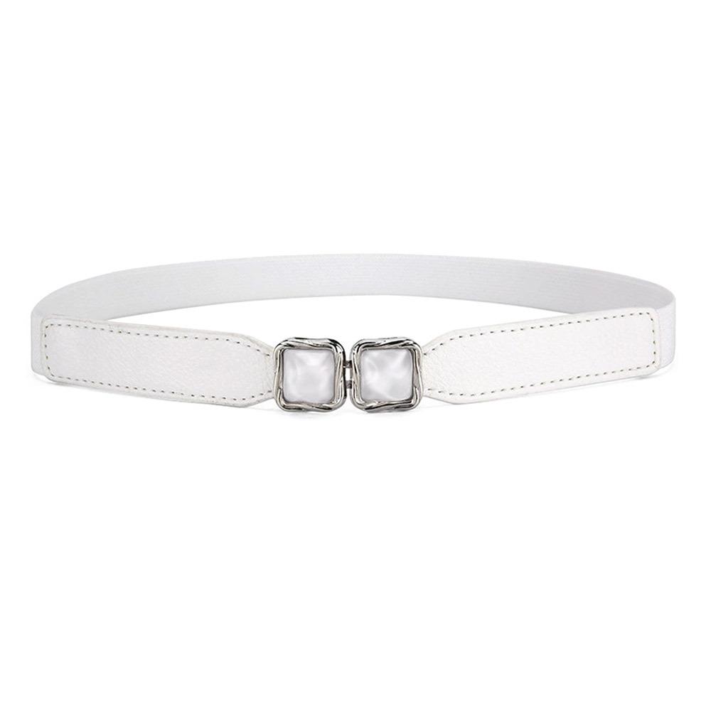 Thin Metal Hook Buckle Waistband Adjustable Elastic Waist Seal  For Women Lady Girl Bridal