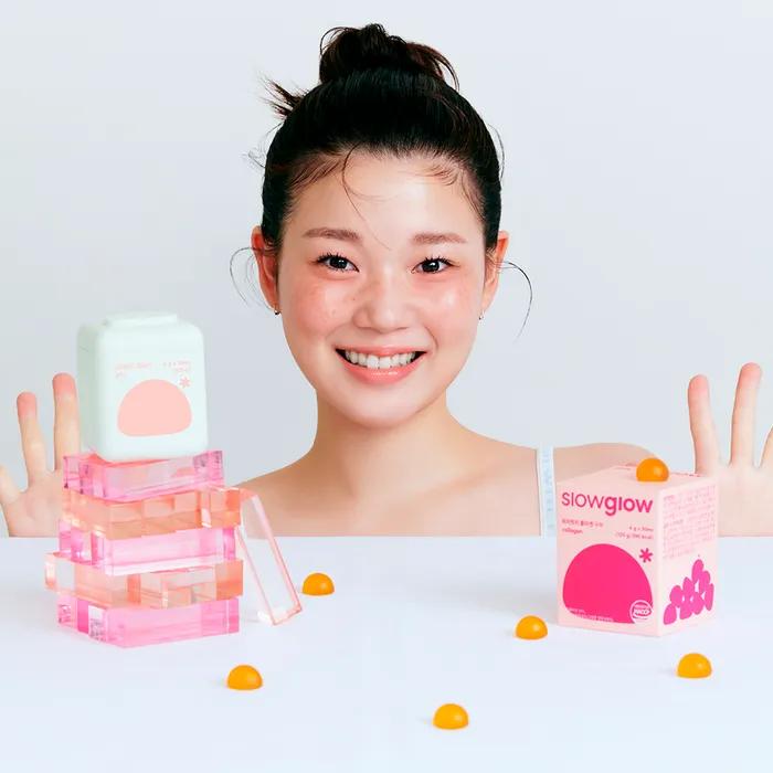 Peach Juice Jelly Peach Peach Collagen Gummy (30 Gummies/fish Collagen)