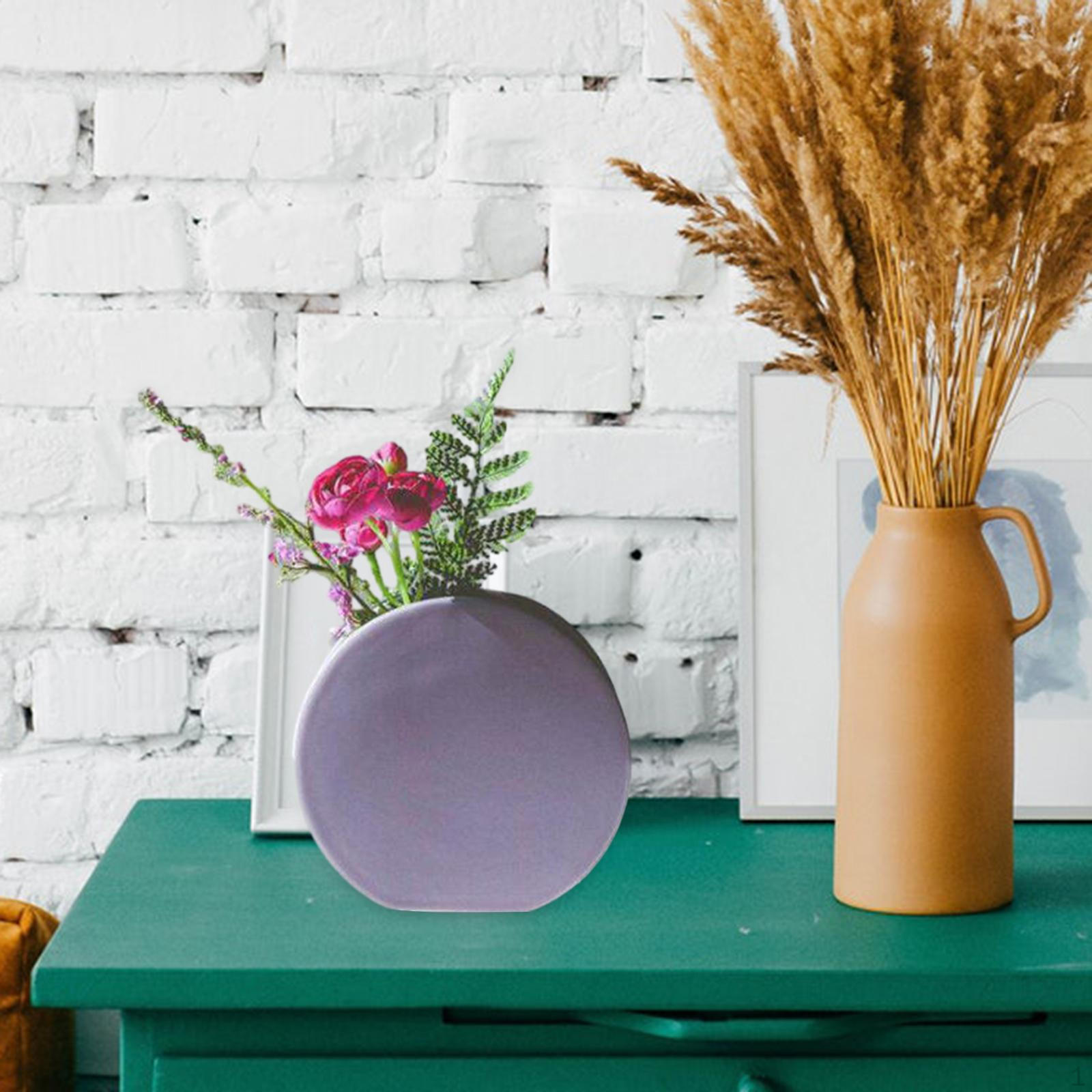 

Ceramic Flower Vase Plant Pot Nordic Floral Arrangements Bud Decorative Vases for Dinner Table