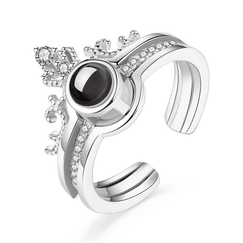 3D Fashion Elegant Rings Joyful Red Box Wedding Engagement Case Rose Flower Gift For Love Jewelry Display Storage Holder