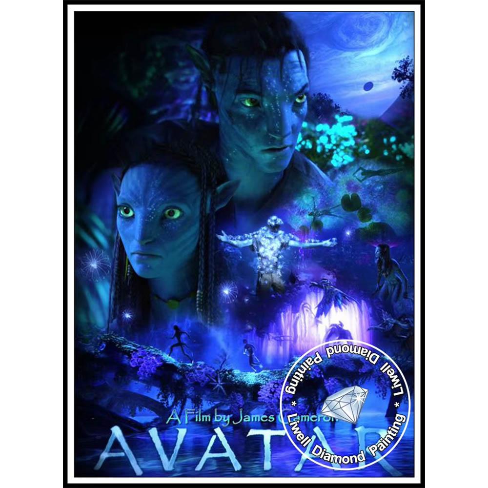 Avatar Planeta Pandora Na'vi 5D Diamantové malování Plné diamantů DIY Ručně vyráběné Diamantové malování Fantazie Dekorativní malířský set