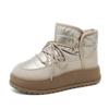 K2905 Women's High-Top Thick-Soled Velvet-Lined Cotton Shoes for 2024 Autumn/Winter