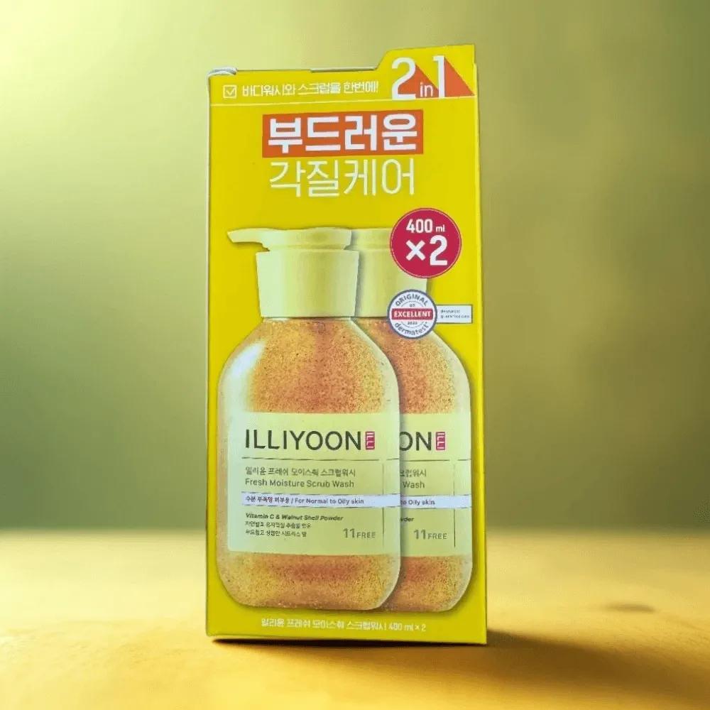 

ILLIYOON Fresh Moisture Scrub Wash 400ML 2 Pack