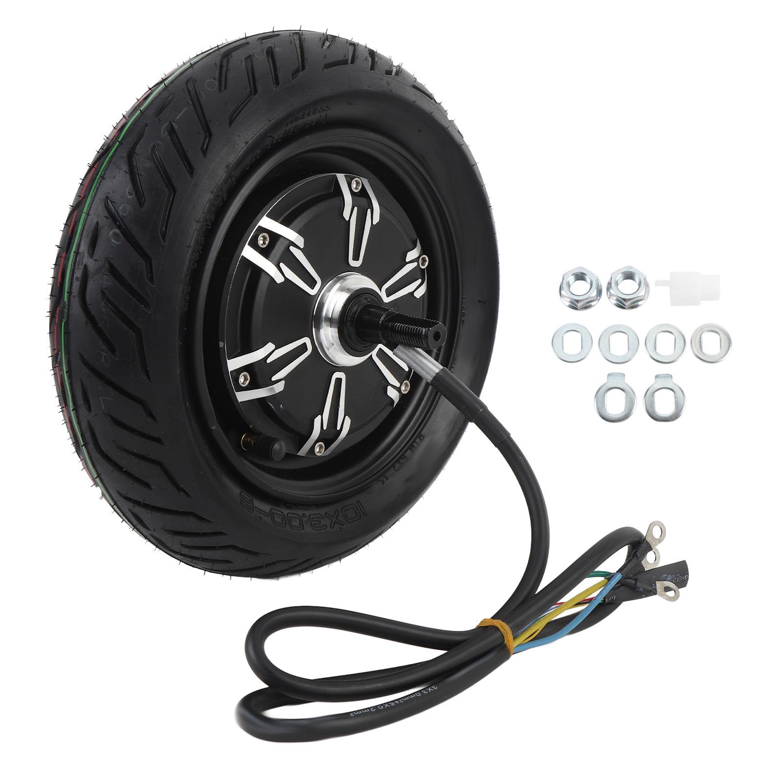 Kaisai 10 Inch Hub Motor 48V To 72V 800 To 2000W Aluminum Alloy High Torsion Shock Absorbing For Electric Scooter Electric