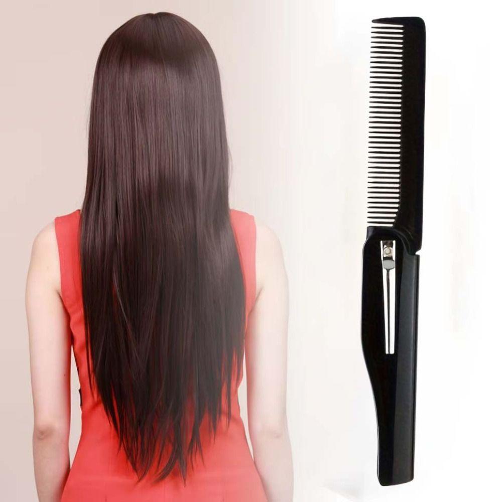 Anti Static Portable Folding Comb Hairdressing Oil Head Styling Comb Hair Styling Accessories