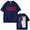 90er Klassiker Gangsterfilm Scarface Merch T-Shirt Retro Tony Montana Al Pacino Unisex Mode Locker für Damen und Herren T-Shirt