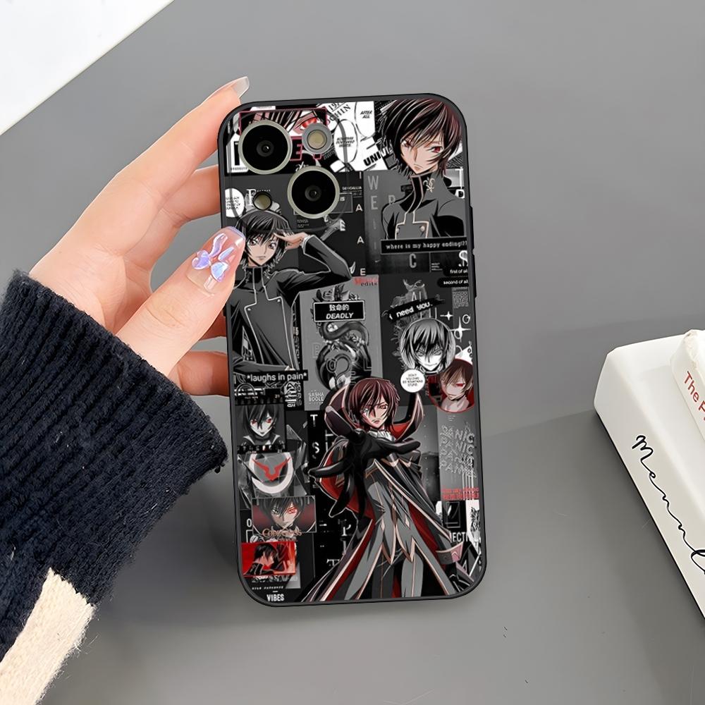 Code Geass Phone Case For Iphone 16 Plus 15 14 Pro Max 13 Mini 11 12 Xr X Xs 6 7 8 SE Plus Back Cover