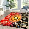 Australian Aboriginal Style 157 Carpet Perfect for Dormitory Study Room Game Room Foyer Anti-slip Rug Decorate Offices