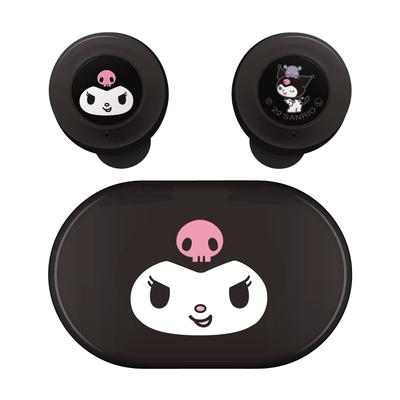 Gourmandise Sanrio Characters Kuromi True Wireless Stereo Earphones (Black) SANG-136BK W54 X H33.5 X D33mm