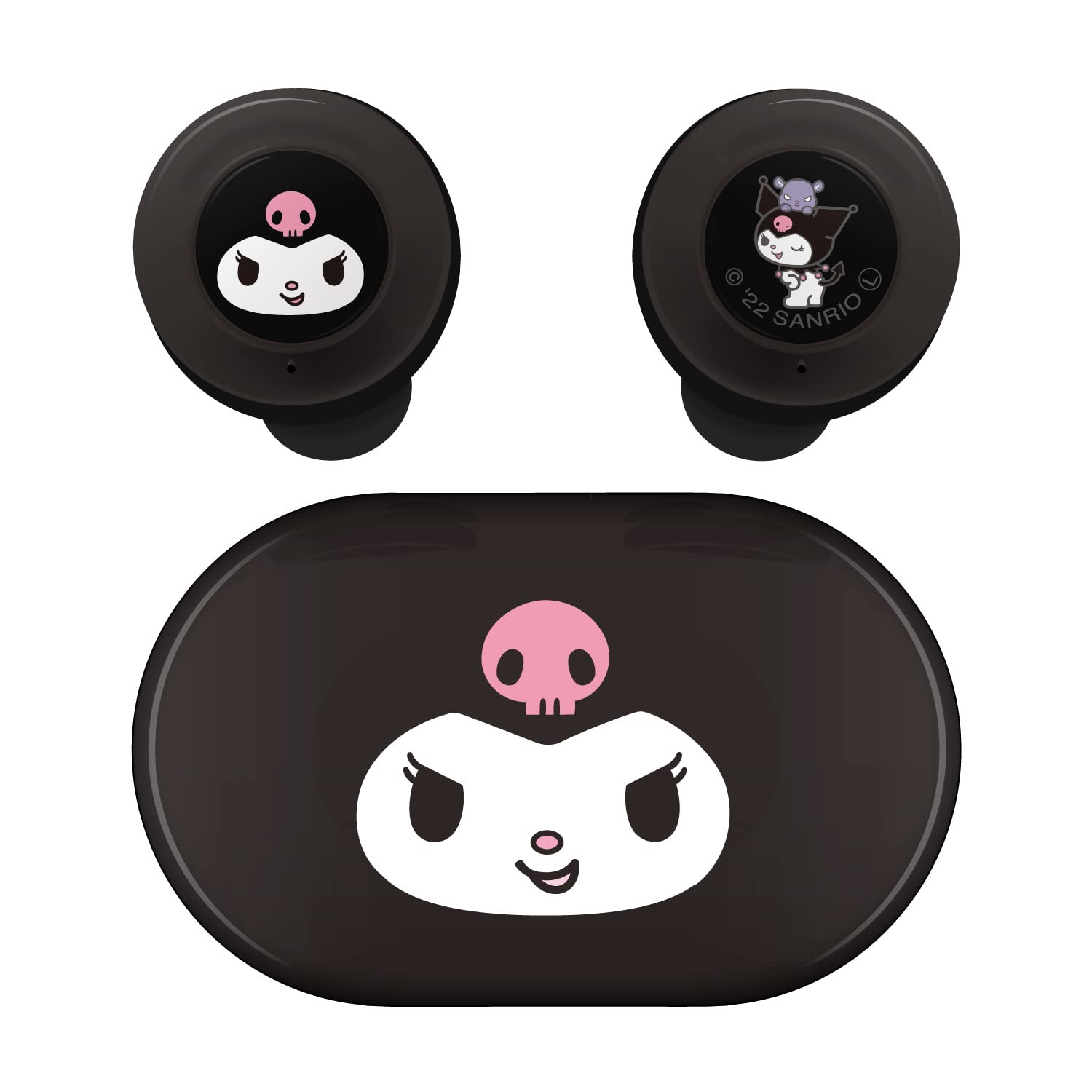 

Gourmandise Sanrio Characters Kuromi True Wireless Stereo Earphones (Black) SANG-136BK W54 x H33.5 x D33mm