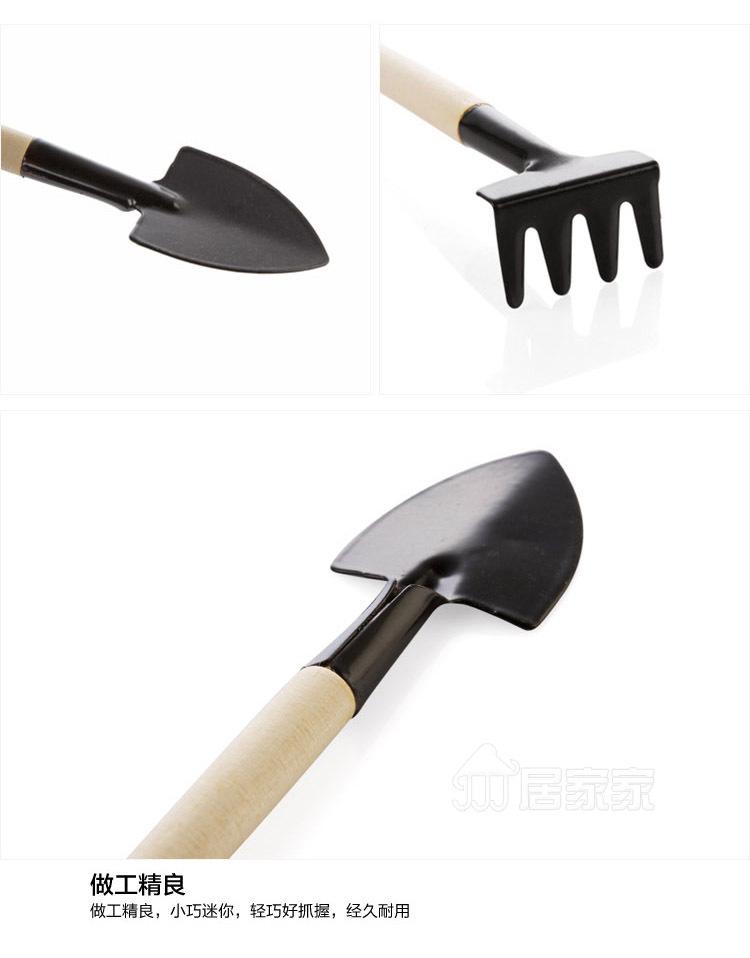 3Pcs Mini Gardening Tool Set, Small Trowel Rake Shovel for Succulent Seedling, Metal Hand Tools for Planting Flowers