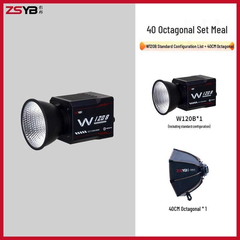 Yingbang W120B Outdoor Live Streaming Pocket Light - 100W Full Color Temperature Soft Light for Photography