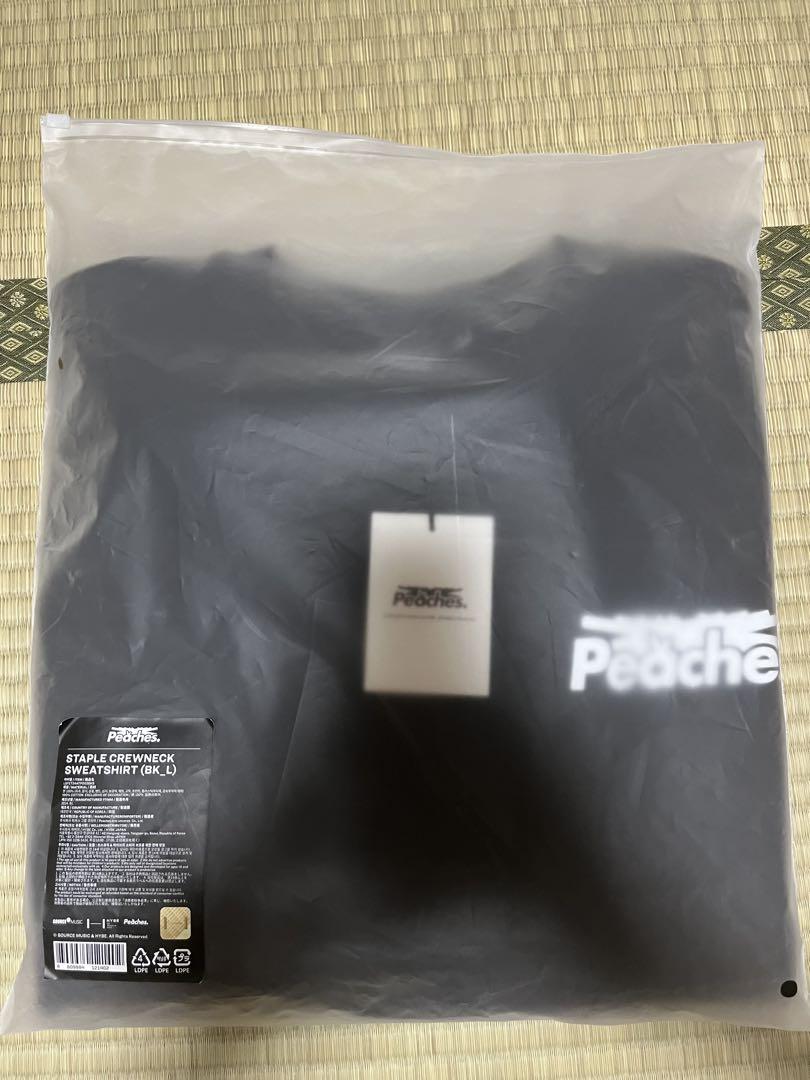 

[USED] LE SSERAFIM × Peaches Black Sweatshirt Size L