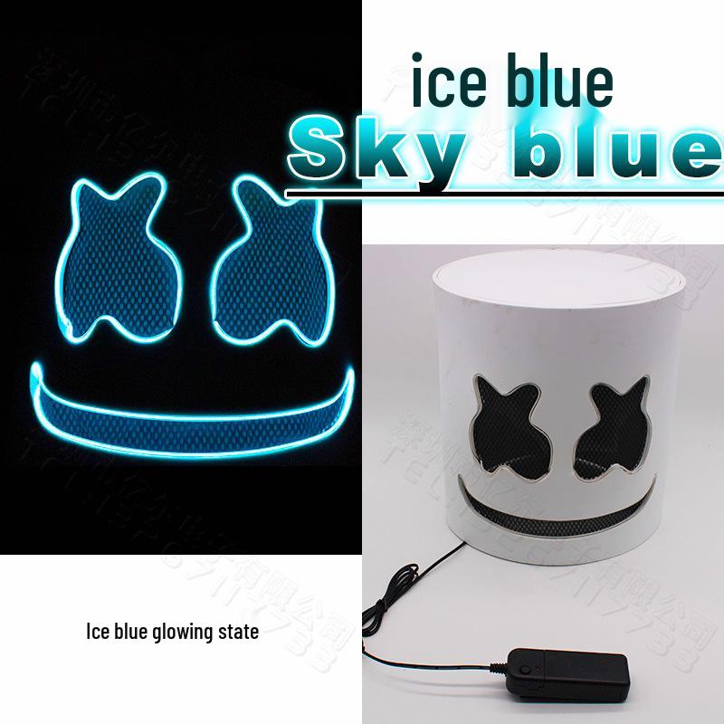 

Светодиодная маска Marshmello - Головной убор для DJ-фестиваля и Хэллоуин-вечеринки