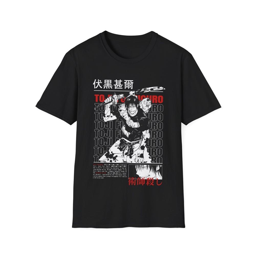 Jujutsu Kaisen Toji Fushiguro Unisex Softstyle TShirt S