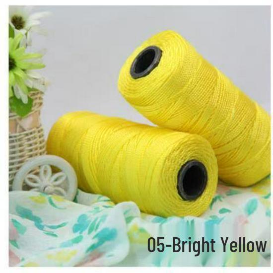 Ice Silk Three-Strand Yarn for Crochet Bags, Hats, Seat Cushions, Bottle Sleeves, and Slippers