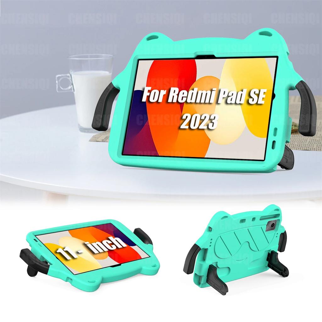 Kids EVA Stand Case For Redmi Pad SE 11 Inch Tablet Shockproof Handle Protective Case For Redmi Pad SE 11" Cover
