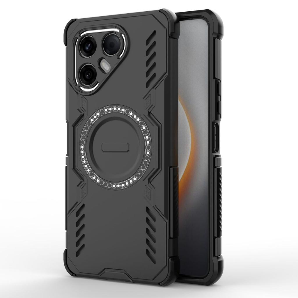 Suitable for Transsion TEC POVA1 Butterfly Nail Magnetic Induction New Mobile Phone Case TEC POVA 1 Anti-drop Mobile Phone Case