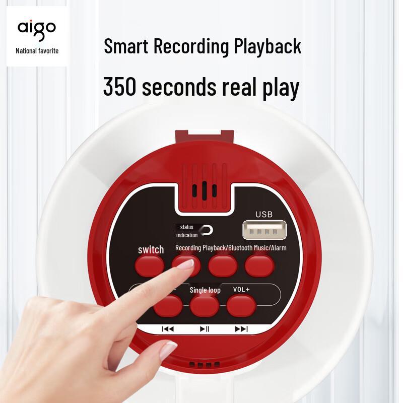 Aigo tragbarer Stimmverstärker & Megafon CN-Stecker (Adapter enthalten)