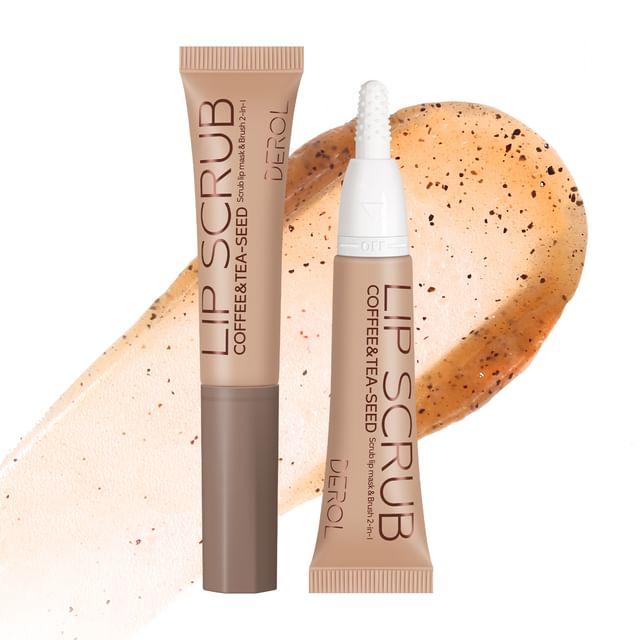 

DEROL - Маска та щіточка 2-в-1 Скраб для губ #Lip Scrub