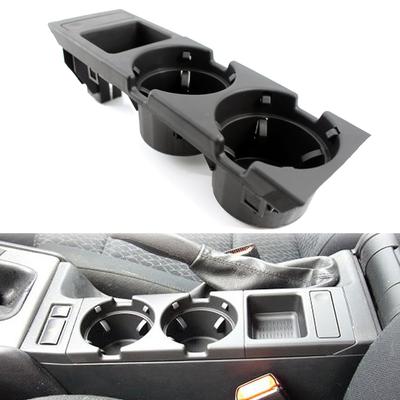Nuovo doppio foro Car Styling anteriore centrale console contenitore porta monete + portabicchieri per BMW E46 Series 1999-2006 51168217953