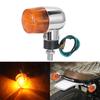 Mini Turn Signal Indicator Lamp Retro Design Universal Mount Quick Install Suitable For Cruiser Bikes Motorcycle Lighting