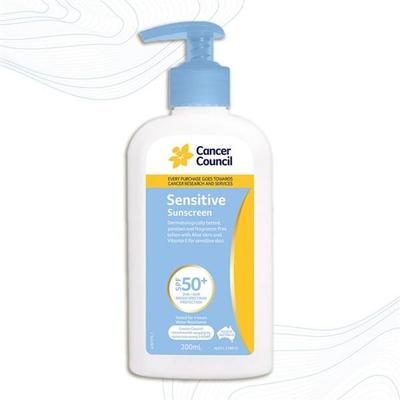 CC Sensitive Feuchtigkeitsspendende Sonnencreme LSF50+ 200ml