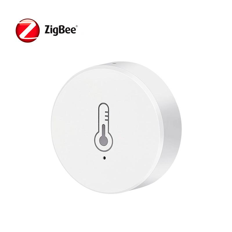Tuya ZigBee Real Time Temperature And Humidity Sensor Work With Alexa Google Home Smart Home Smart Life/Tuya Smart App Control