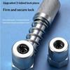 Grease Gun Nozzle 90 Degree Heavy Duty Alloy Steel Leak Proof for Narrow Space Home Garage Repair Use