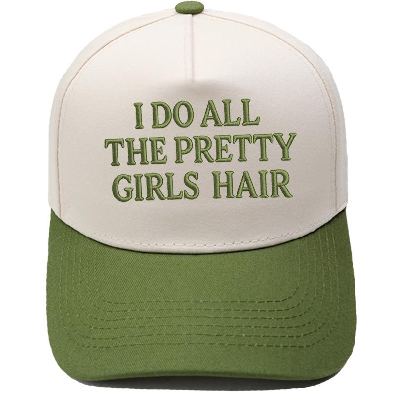 I DO ALL Fun Embroidery Color Matching Truck Driver Baseball Cap Men's and Women's Casual Shade Dad Hat