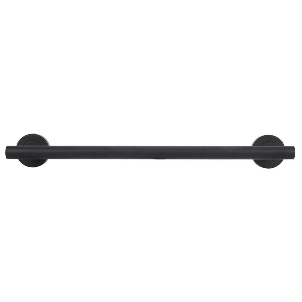 Stainless Steel Towel Rack Black Towel Hanger Towel Bar Bathroom Kitchen Washroom