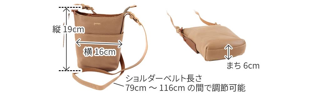 Mini Shoulder Bag Navy [Genten] Women's GE-42068-86