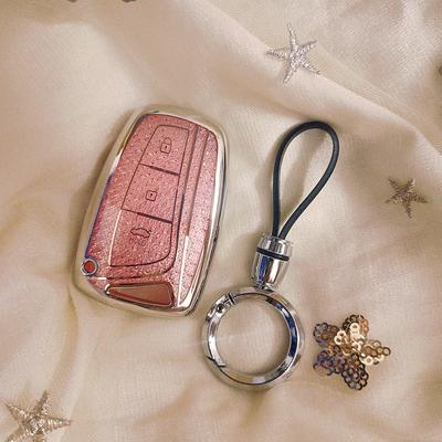 Diamond Pink For Hyundai Grandeur Sedan Genesis G80 Santa Fe Grand Santafe Ix45 Equus Azera Remote Key Case Cover Accessories