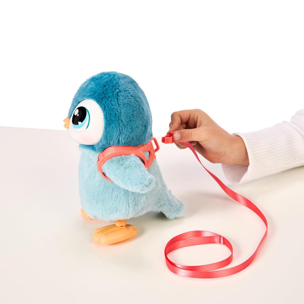 Little Live Pets My Walking Penguin Waddles Soft and Cuddly Interactive Toy Penguin That Dances and Flaps Sounds and Batteries for Kids Ages -