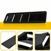 Black Hood Car Scoop Vent Kit Cold Air Flow Intake Louvers Cooling Bonnet Cover
