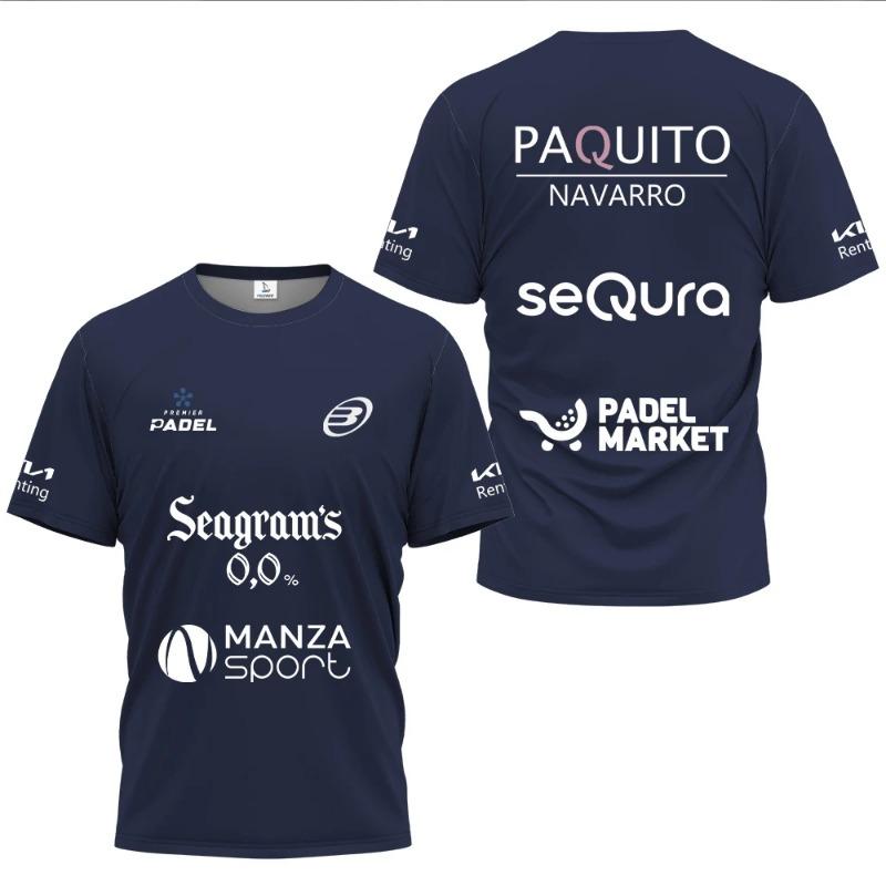 Tricou Bărbați Cool Absorbție Transpirație Mânecă Scurtă Nouă Vară Sport Mânecă Scurtă Respirabil Mânecă Scurtă Padel Top Bărbați Tricou