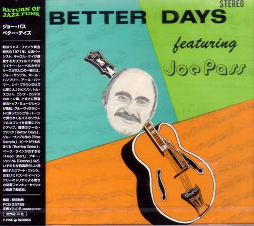 

CD JOE PASS - Better Days PCD23789 P-VINE RECORDS 2006 Japan ObiJazz Used