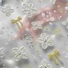 Fiore,Pois,Papillon Adesivo per Unghie Autoadesivo Decorazioni Decalcomanie Fai da Te Manicure Scrapbooking Diario Adesivo
