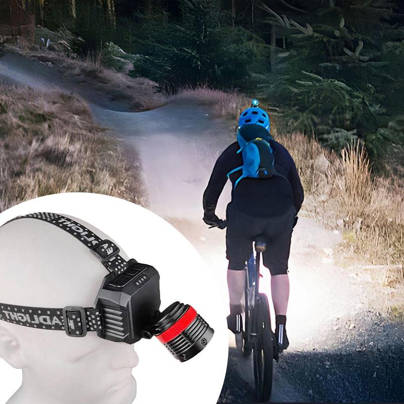 Motion Sensor Headlamp Hard Hat Headlight With Motion Sensor Lightweight Super Bright Head Lamps For Camping Hiking Running