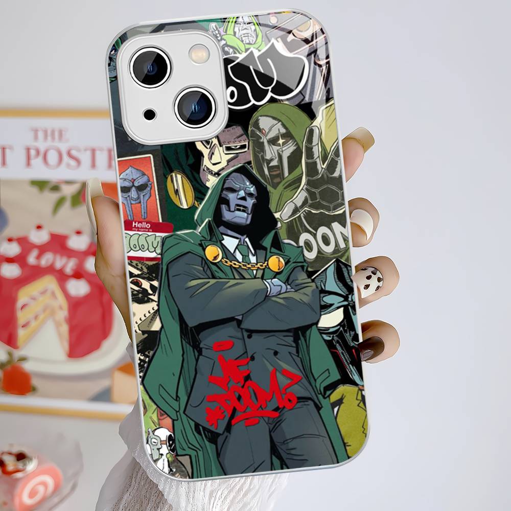 MF-DOOM Rapper Tempered Glass For Iphone 14 13 12 11 Pro Mini XS MAX 14Plus X XS XR Fundas