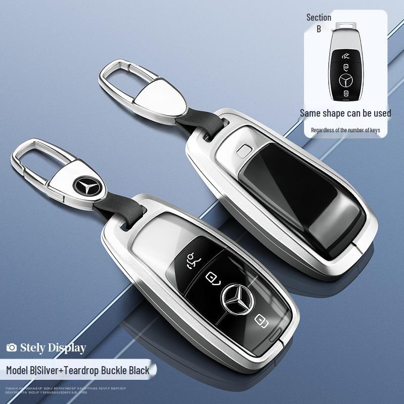 Mercedes C-Class C260L/C200L Premium Key Case - Men's S-Class & Women's High-End Shell Buckle