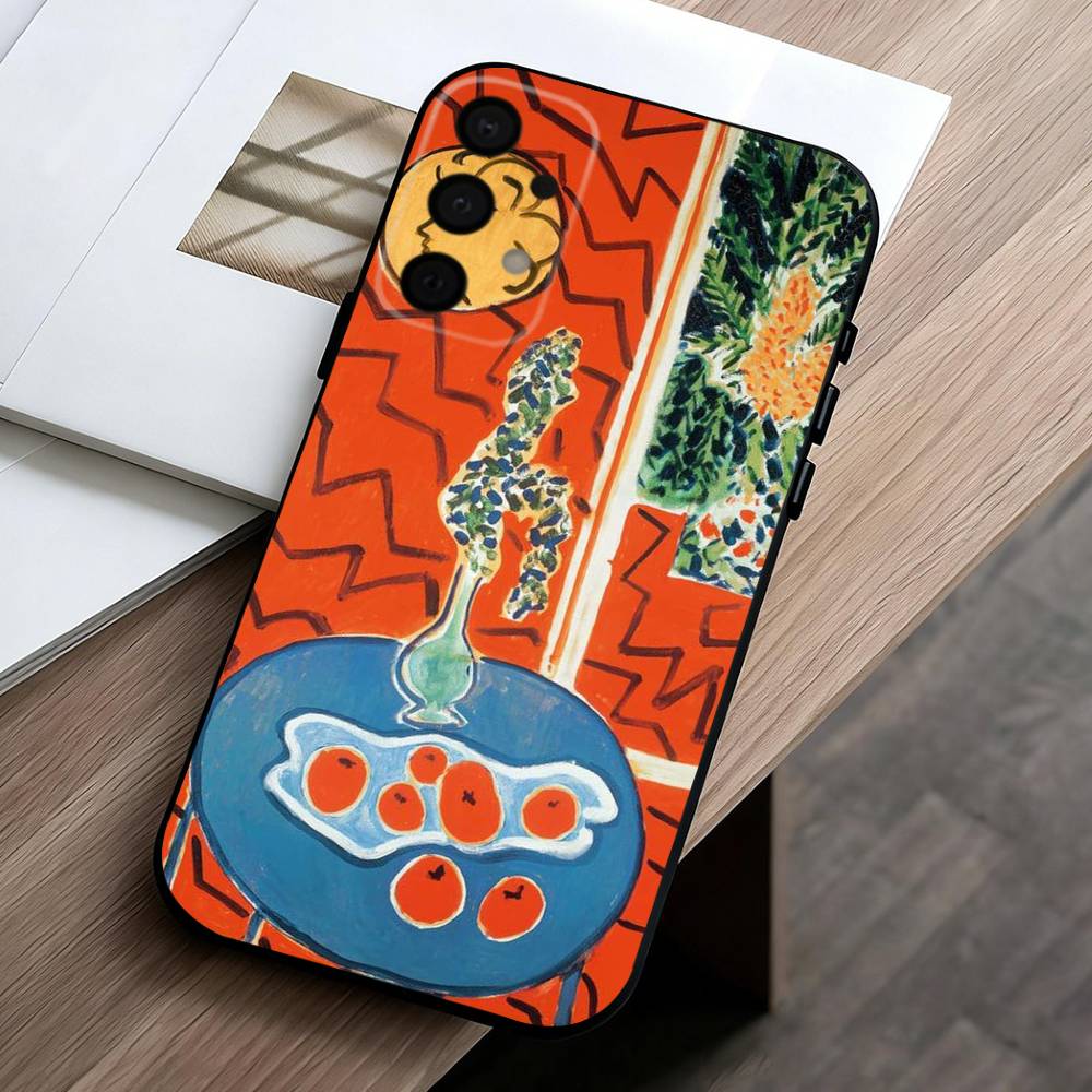 H-Henri M-Matisse Art PaI Phone Case For Samsung Galaxy A73,A72,A71,A70,A53,A52,A51,Others Soft Black Shell