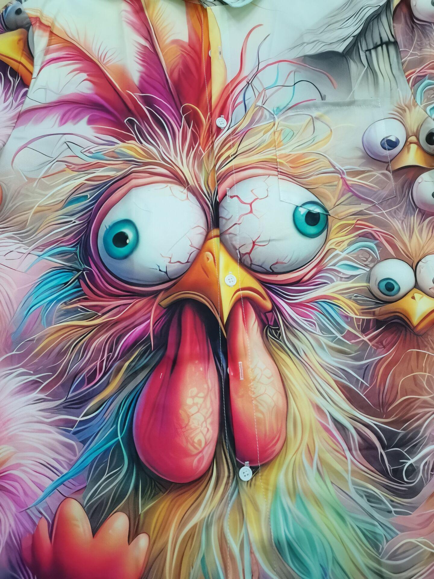 

Летняя мода закат звездное небо цвет горного пейзажа принтованный мужской короткий рукав рубашка повседневная уличная одежда для мужчин большой размер 3XL