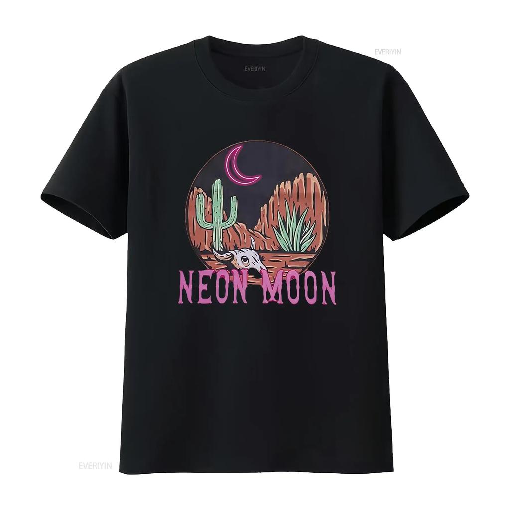 Men S Oversized T Shirt Neon Moon Classic Country Cowgirl Music Vintage Tops Black Medium vintage Washed designer clothes