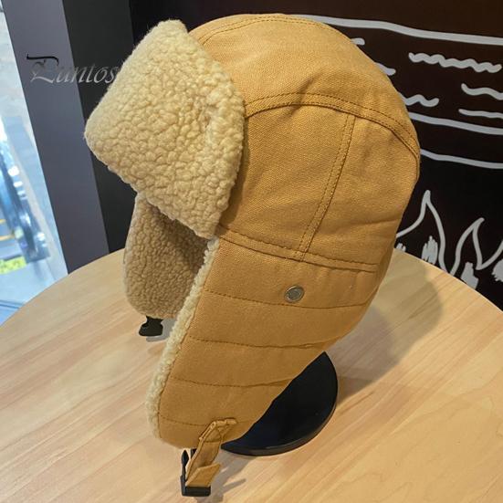 Winter Fietsmuts Bril 1 Stuks/1 Set Pet Zacht Opvouwbaar Oorkleppen Fleece Verdikt Lei Feng Unisex Warm Houden Wasbaar Oogbescherming Aviator voor Skiën