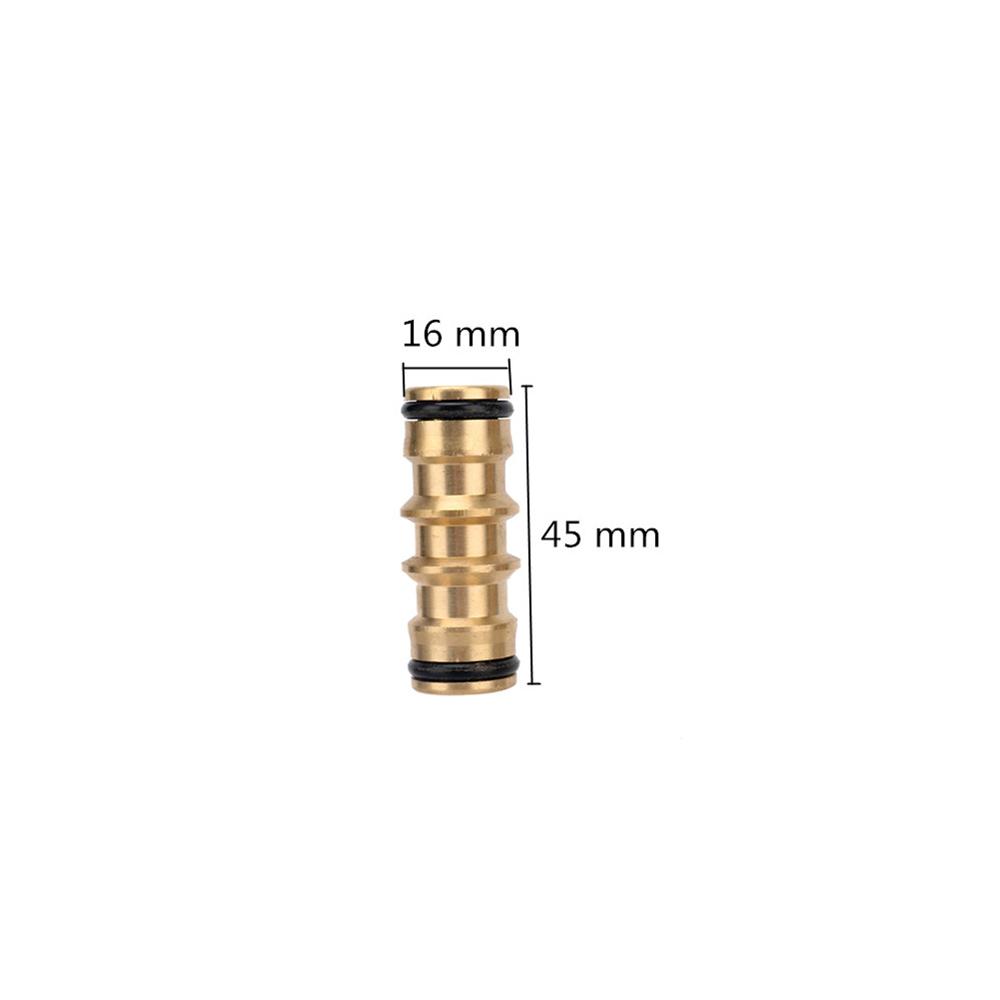 Brass 16mm Joint Two Way Three Way Quick Connector Plumbing Pipe Fittings Faucet Water Gun Car Wash Quick Coupling Adapters 1Pc