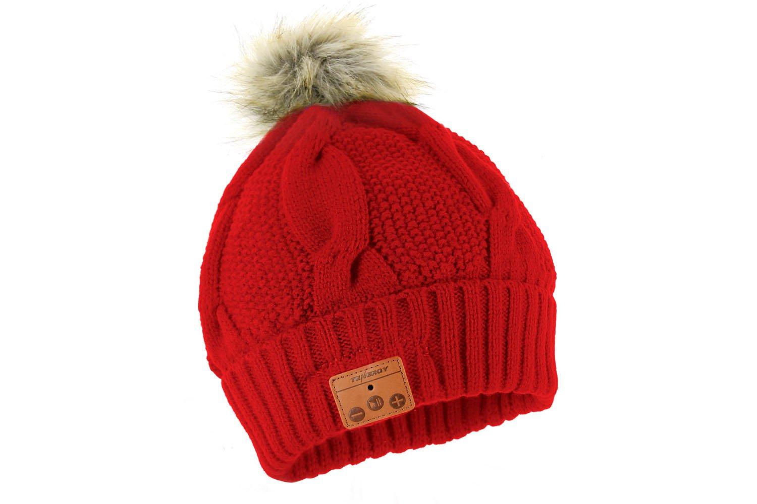 

Tenergy Bluetooth Beanie with Pom-Pom (Red)