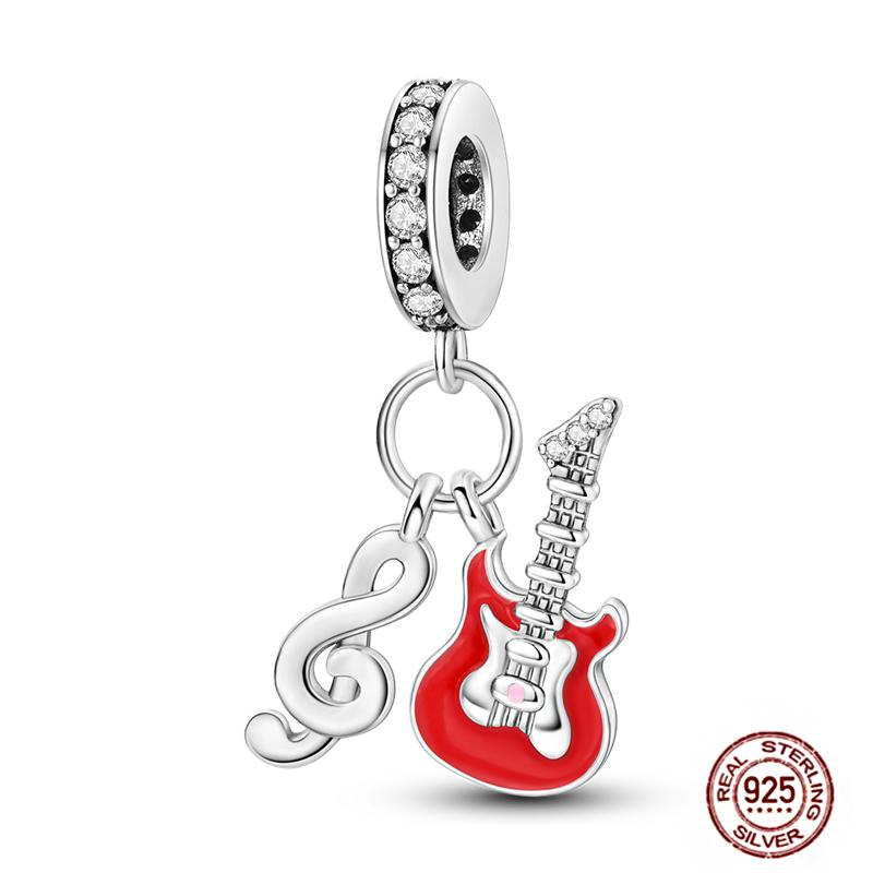 Fits Original Red Colorful Charmscopper Love Heart Bike Travel Race Car For Women Bracelet Christmas Gift Beads Diy Jewelry