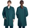 Unisex Dustproof Blue Workwear Robe with Printing & Embroidery